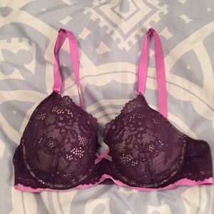 VS Dream Angels Lined Demi Bra 34C